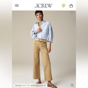 J.Crew Sailor slim-wide chino pant